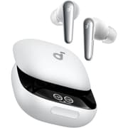 Anker Soundcore Liberty 4 Pro, Noise Cancelling Wireless Earbuds, 7-Sensor and Real-Time Adaptive Noise Cancelling, 2× Faster Charging, Studio-Level Hi-Fi Music, Clear Calls with 6 Mics and AI - White product image