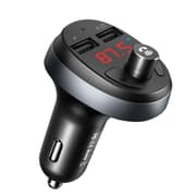 Mcdodo CC-6880 15W Bluetooth FM Transmitter Dual Ports (USB) LED display, 5V, 3A Car Charger - Black product image