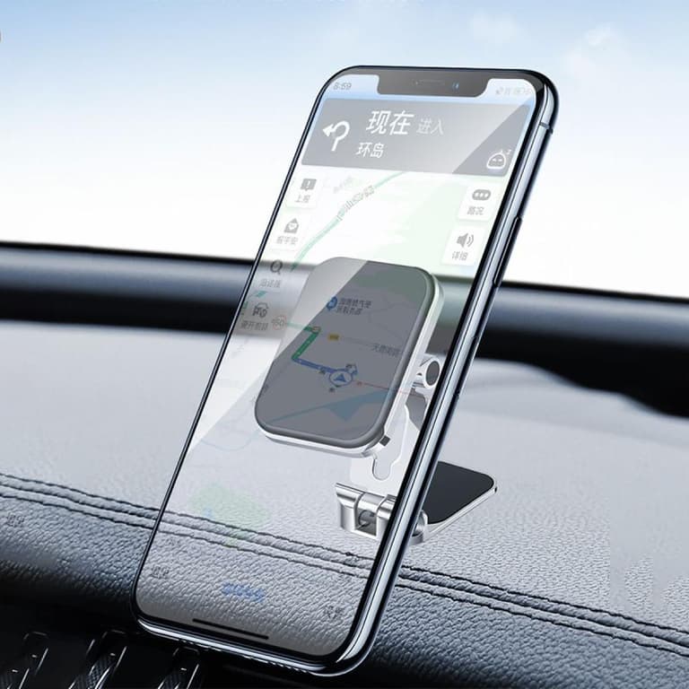 WiWU CH-023 360 Degree Rotating Magnetic Flat Floor Car Phone Holder
