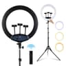 Jmary FM-19RS 19 Inch LED 60W Selfie Ring Light LCD Display Touch Screen Dimmable Light Makeup Ring Light without Tripod Stand product thumbnail 1