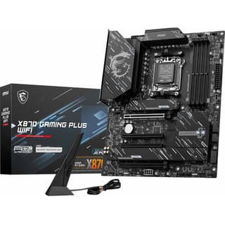 MSI X870 Gaming Plus WiFi 7 ATX AMD AM5 SPS VRM DDR5 Memory Boost 8200+ MT/s (OC), PCIe 5.0 x16 & 4.0 x16, M.2 Gen5, 5G LAN Mainboard