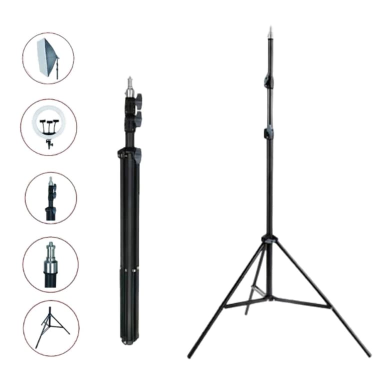 Jmary MT-75 Light Tripod Stand for Softbox Ring Lights and Mobile Phones