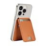 WIWU MW-005 Mag Wallet FM Apple-Certified Slim & Magnetic Functionality Connect to Find My Phone App Find Your Wallet - Brown product thumbnail 1