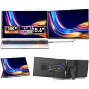 V2COM P5 15.6" IPS Full HD Portable Laptop Screen Extender, Detachable IPS Monitor for 13-17.3" Laptops, Plug & Play with Breath Light, Compatible with Windows, Mac, Android, Switch, and PS5 product image