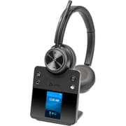 HP Poly Savi 7420 DECT Wireless On-Ear Active Noise Cancelling Headset with Stand Busy Light , Up to 180m Distance , Up to 13-Hour Talk-time- UC Certified product image