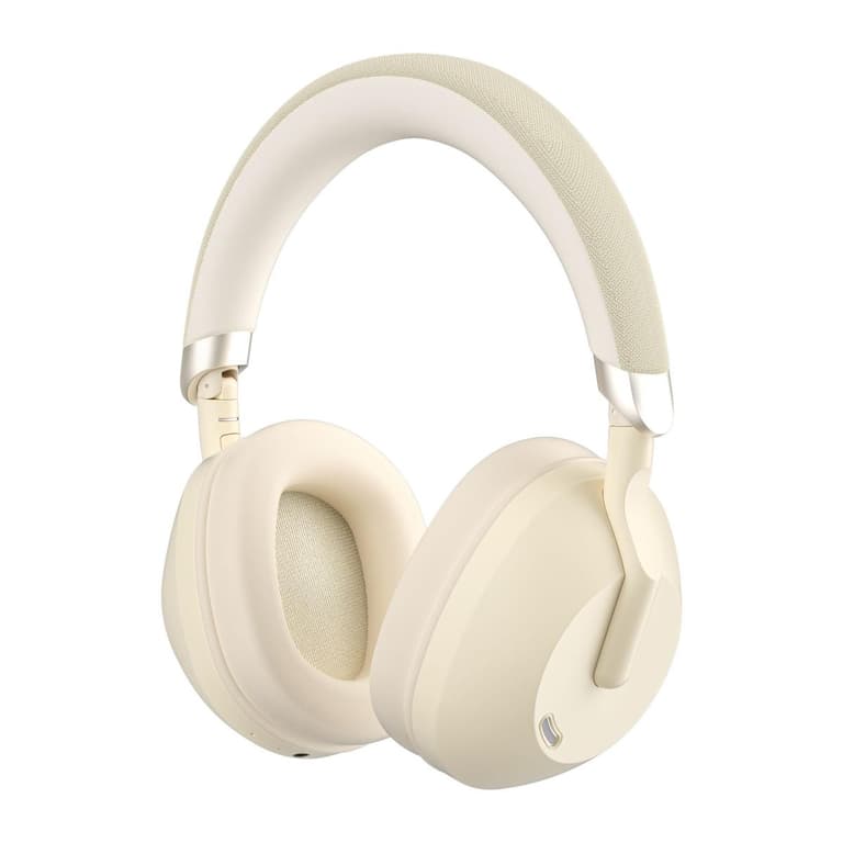 WiWU TD-09 Master Noise Reduction Headset Wireless Bluetooth 5.3 Up to 36H Battery Life, HiFi Sound - White