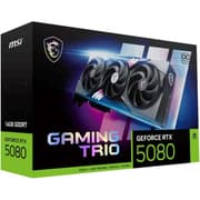 MSI TRIO Gaming GeForce RTX 5080 16GB GDDR7 OC Edition PCI Express 5.0 Graphics Card product image