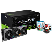 MSI GeForce RTX 5070 Vanguard SOC Launch Edition Graphics Card, 12GB GDDR7 192-Bit Memory, 2640 MHz Boost Clock, 6144 CUDA Cores, 28 Gbps Memory Speed, PCI Express Gen 5 product image