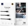 WIWU Wi-C033 3in1 Concise Series 100W Type-C to Type-C Combo PD Cable Set 20cm-150cm-200cm - Black product thumbnail 1