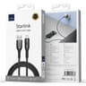 WiWU Wi-C042E A-L 2.4A Charging Cable USB - A to Lightning Data Transfer Cable 1M - Black product thumbnail 1