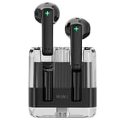 WiWU T21 Transparent Wireless Bluetooth Earbuds Environmental Noise Cancellation up to 180 hours of standby power - Black product image
