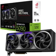 ASUS ROG Astral GeForce RTX 5090 OC Edition Graphics Card, 32GB GDDR7 512-Bit Memory, 2580 MHz Boost Clock, 21760 CUDA Cores, PCI Express 5.0 product image