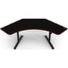 Arozzi Arena Angelo L Shaped Gaming Desk, PC Gaming Desk L Shape, Height Adjustable L Shaped Standing Desk for Home Office, Computer Desk with Full Coverage Mouse Pad , Black product thumbnail 1