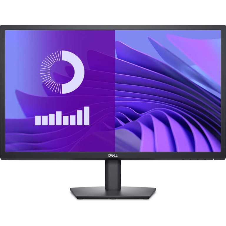 Dell E2425H 24" Full HD 75Hz Eye Comfort Technology, Anti-glare, Arsenic-free Glass w/ VGA & Display Ports , Black