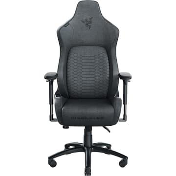 RAZER Iskur V2 Gaming Chair, High Density Foam Cushions, Functional Fabric , 4D Armrests, 136kg Max Weight, Swivels & Responds, Reactive Seat Tilt & Up to 152° Recline, Dark Gray