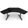 Arozzi Arena Angelo L Shaped Gaming Desk, PC Gaming Desk L Shape, Height Adjustable L Shaped Standing Desk for Home Office, Computer Desk with Full Coverage Mouse Pad , Gun Metal product thumbnail 1
