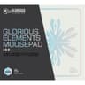 Glorious Elements Mousepad - XL Mouse Pad - Glass Infused Flexible Cloth Computer Desk Pad for Speed Gaming 430X380X4MM (ICE) product thumbnail 1