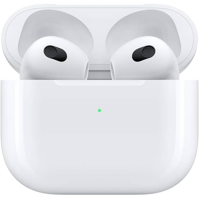Apple AirPods 3rd Gen with MagSafe Wireless Charging Case , Spatial Audio with Dynamic Head Tracking, Force Sensor for Audio/Calls Control, Up to 6h Playback, White