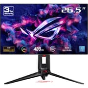 ASUS ROG Swift PG27AQDP 27” OLED QHD 2K 480Hz 0.03ms HDR400 99% DCI-P3 Custom Heatsink, ASUS OLED Care+, AI Assistant G-SYNC Compatible , Black product image