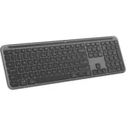 Logitech K950 Signature Slim Full Sized Wireless Keyboard, Easy-Switch Keys, Tilt Legs, Bluetooth Low Energy + Logi Bolt Connectivity 10m Wireless Range Arabic& English Layout, Black product image