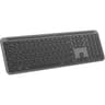 Logitech K950 Signature Slim Full Sized Wireless Keyboard, Easy-Switch Keys, Tilt Legs, Bluetooth Low Energy + Logi Bolt Connectivity 10m Wireless Range Arabic& English Layout, Black product thumbnail 1