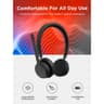 Lenovo Wireless Stereo Headset, Bluetooth 5.3, 640 mAh Capacity, 40 mm Drivers USB Digital Audio, 32 Ohm Impedance, Professional Call Performance, Black product thumbnail 1