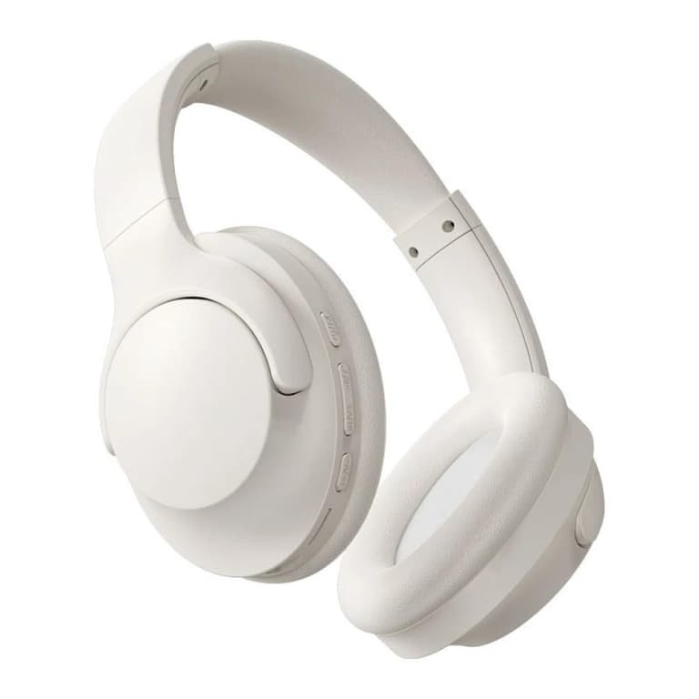 WiWU TD-08 Elite Pure Bass Sound Bluetooth 5.3 Up to 30H Battery Life, Comfortable & Foldable Design - White