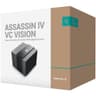 DeepCool Assassin IV VC VISION Flagship Air Cooler Digital Display 7 Heat Pipes Dual-Tower 1800RPM 140/120mm FDB Fans PWM 100% 300w TDP For Intel & AMD , Black product thumbnail 1