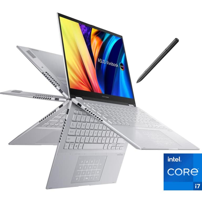 ASUS Vivobook S 14 Flip TP3402VA (2023) Intel 13Gen Intel Core i7 H-Series Processors 14-Cores 2-in-1 Touch Display- Cool Silver