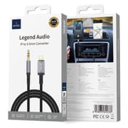 WIWU Wi-C048L Legend Audio Series Lightning to 3.5mm Aux 1.5M Cable - Black product image