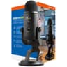Logitech for Creators Blue Yeti USB Microphone for Gaming, Streaming, Podcasting, Twitch, YouTube, Discord, Recording for PC and Mac, 4 Polar Patterns, Studio Quality Sound, Plug & Play-Blackout product thumbnail 1