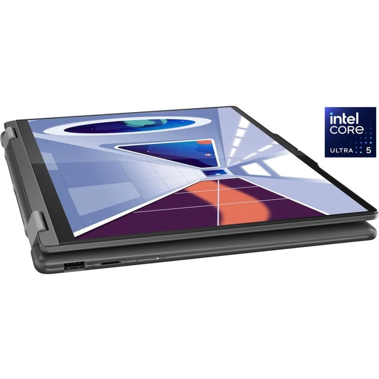Lenovo Yoga 7 14" (2024) NEW Intel Core Ultra 5 12-Cores 2-in-1 Touch Display Aluminium w/ IR Camera , MIL-STD-810H Military Test & HUGE Battery , Storm Grey