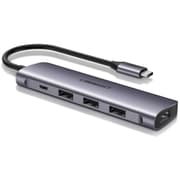UGREEN 50979 USB-C To 4 Port USB 3.0 Adapter Aluminium with Micro Power product image