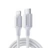 UGREEN US304 70523 Cable with USB-C/ Lightning Connectors MFi Certified 1m - Silver product thumbnail 1