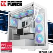 CC Power 9070XT-105 Gaming PC NEW 9Gen AMD Ryzen 9 9900X 12-Cores w/ AMD Radeon RX 9070 XT 16GB GDDR6 & Liquid Cooler product image
