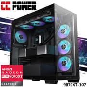 CC Power 9070XT-107 Gaming PC 14Gen Intel Core i9 K-Series 24-Cores w/ AMD Radeon RX 9070 XT 16GB GDDR6 & Liquid Cooler product image