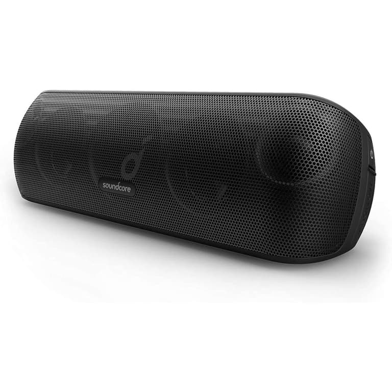Anker A3116011 Soundcore Motion+ Bluetooth Speaker with Hi-Res 30W Audio, Extended Bass and Treble, Wireless HiFi Portable Speaker with App, Customizable EQ, 12-Hour Playtime, IPX7 Waterproof, USB-C - Black