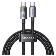 Mcdodo CA-5580 100W Type-C Super-Fast Charge & Data Cable with Charge Light (1.2M) - Black product image