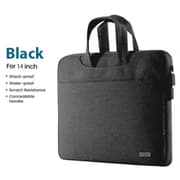 UGREEN LP516 Laptop Carrey Case 14" Water Resistant Soft Padded Reinforced Rubber Corners High-quality fabric - Black product image