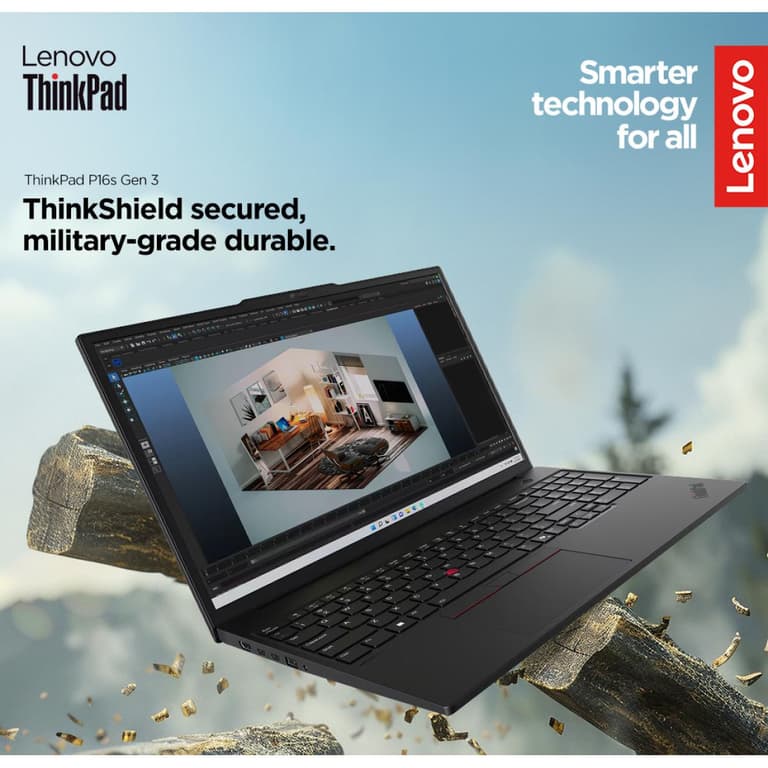 Lenovo NEW ThinkPad P16s Gen 3 (2024) Mobile Workstation Intel® Ultra 7 155H HIGH Performance 16-Core Intel® AI Boost w/ OLED 4K Display & Nvidia RTX 500 Ada 4GB Graphic Card