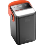 Proove Powerbox 65W 60000mAh Portable Battery Power Bank, Type-C + 4 USB-A, Micro USB, with Flashlight - Black product image