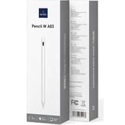 WiWU Pencil W A03 Magnetic Charging Stylus Pen For iPad - White product image