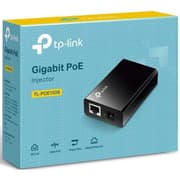 TP-LINK TL-PoE150S - 802.3af Gigabit PoE Injector | Convert Non-PoE to PoE Adapter | Auto Detects the Required Power, up to 15.4W | Plug & Play | Distance Up to 100 meters (328 ft.) | Black product image