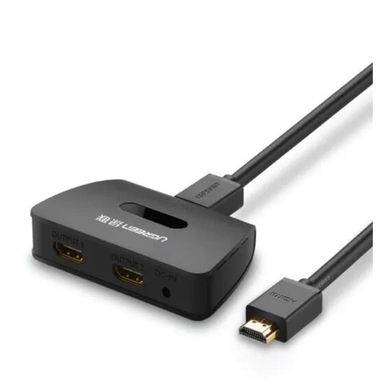 UGREEN 40207 HDMI Splitter 4K 30Hz 1 In 2 Out - Black