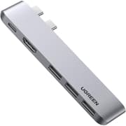 UGREEN CM251 Hub USB Type C to 4K HDMI Thunderbolt 3 100W Power Delivery 3 USB 3.0 Port Adapter Dock Station for MacBook Air M1 2020 2019 2018 MacBook Pro M1 2019 2018 2017 - Silver product image