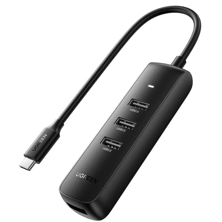 UGREEN MC-456 USB C Hub, Type C to USB 3.0 4 Ports Adapter Compatible with MacBook Pro/Air 2020/2019, iPad Pro, Dell, Chromebook and More