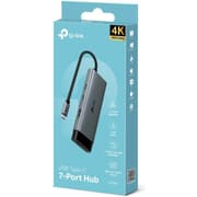 Tp-Link UH7020C USB Type-C 7 in 1 Hub, 4K HDMI, SD & microSD UHS-I, PD 100W, USB 3.0, Plug & Play, Mac, Windows, Linux, iPadOS, iOS, Android, Chrome product image