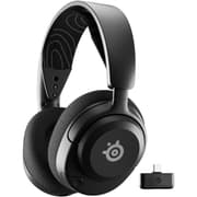 SteelSeries Arctis Nova 5 Wireless Headphones, 40mm Neodymium Drivers, ClearCast Gen 2.x, Retractable Boom, 360° Spatial Audio, Quick-Switch Wireless, Black product image