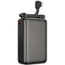 WiWU Wi-P012 New Tank Power Bank 67W PD & QC 20000mAh Fast Charging Type-C + USB-A with Built-in charging cable - Black product thumbnail 1