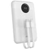WiWU Wi-P022 Galaxy Power Bank 22.5w, 10000mAh Fast Charging, with Dual Built-in charging cable Type-C + Lightning - White product thumbnail 1